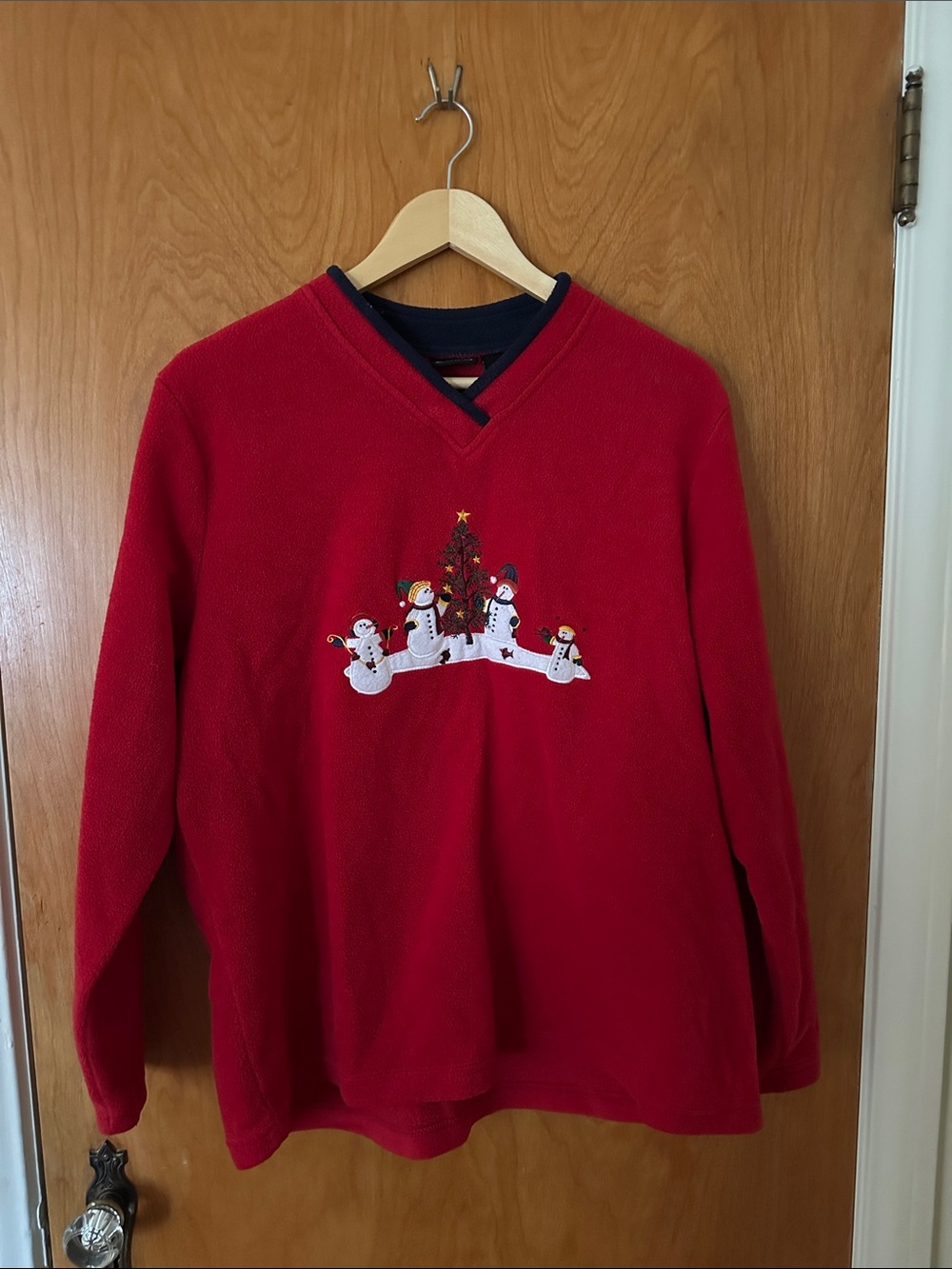 Vintage Croft & Barrow V-Neck Holiday Sweater